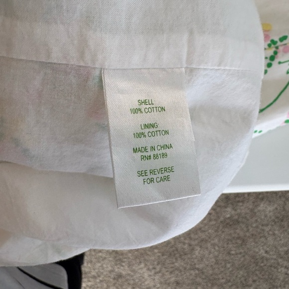 Lilly Pulitzer Adeline Ruffle‎ Grass Shift Dress Size 0 EUC 0319 - Picture 11 of 12